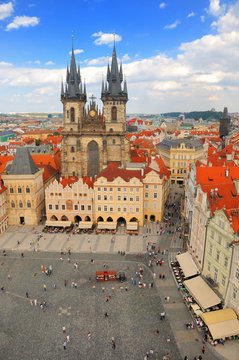Old town in Prague.