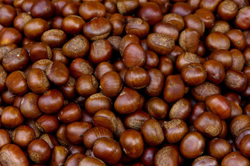 Chestnuts background