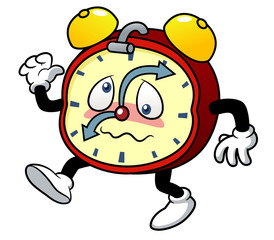 illustration of Cartoon alarm clock