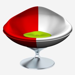 красное и белое