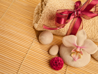  spa still life, low depth of focus