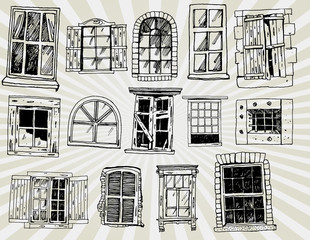 Collection of Windows Hand Drawn - 48661040