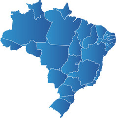 Brasilien Karte Bundesstaaten
