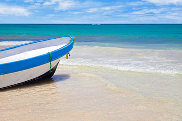 Rowboat in a Tropical Sea