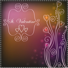 St. Valentine background