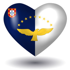 Herz mit Schatten - Azoren