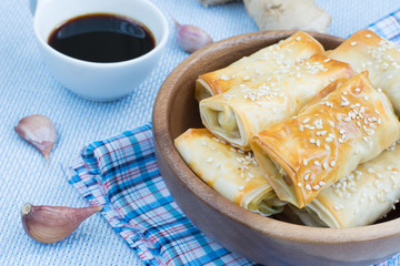 Rolls from filo dough