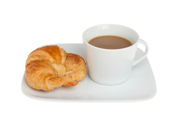 Coffee and croisant