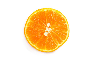 Orange fruit slice