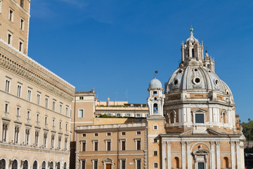 Fototapeta na wymiar Santa Maria di Loreto, Rzym