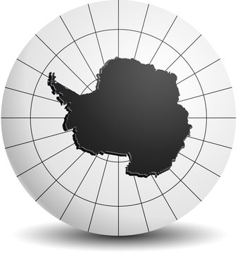 Antarctic globe