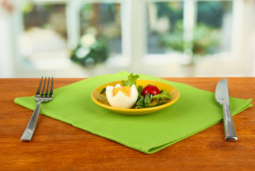 fun food for kids on bright background