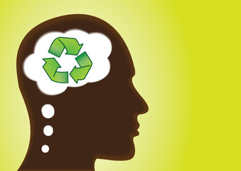 Thinking - Recycle, Save Earth, Environment