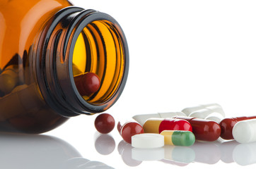 Pills from bottle