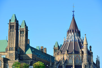 Fototapeta na wymiar Ottawa historical buildings