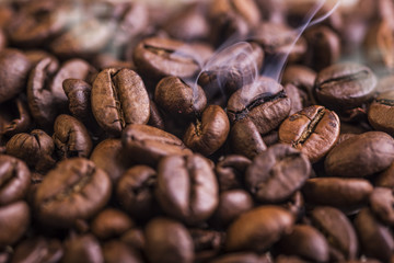 Fototapeta premium Kaffeebohnen
