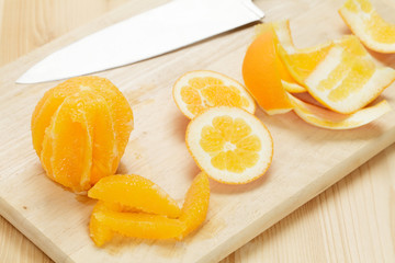 Geschälte Orange