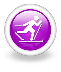 Violet Icon "Cross-Country Skiing"