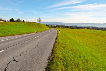 Road in Switzerland