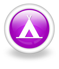 Violet Icon "Camping Symbol"