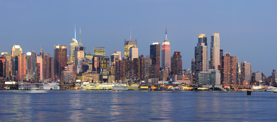 Obraz premium New York City Manhattan waterfront