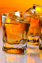 whisky with ice