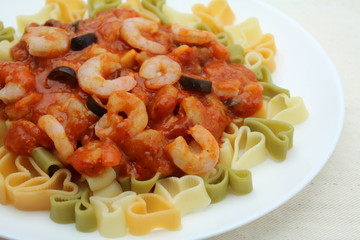 海老のパスタ