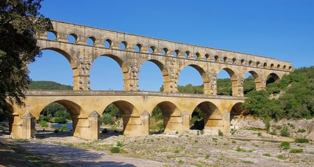 Fototapeta na wymiar Pont du Gard 22