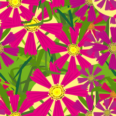 seamless pattern flowers