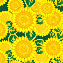 seamless pattern flowers