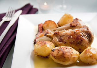 Chicken with potatoes