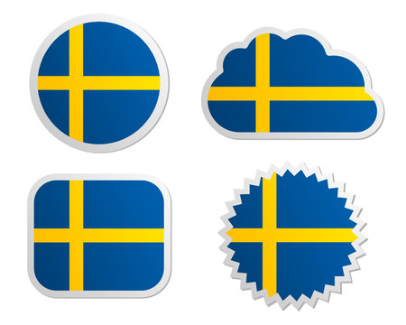 Fahne Schweden Sticker