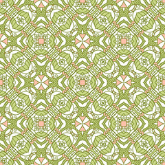 Seamless colorful retro pattern background