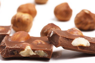 Hazelnut and chocolate