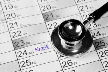 Krankmeldung