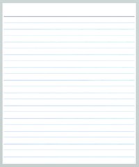 Obraz premium A Sheet of Grey Color Lined Paper