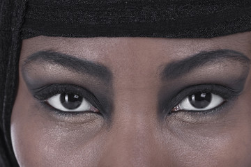 Augen einer Muslimin