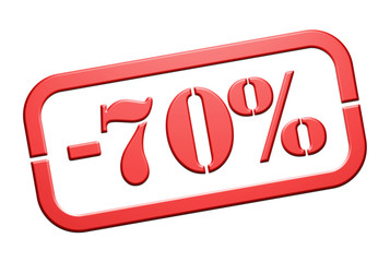 Cachet Remise -70%