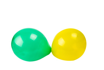 color balloons isolated