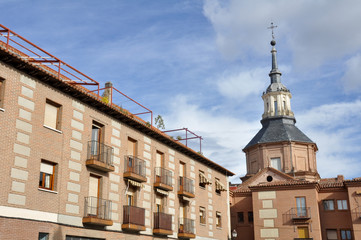 Obraz premium Downtown of Alcala de Henares, Madrid (Spain)