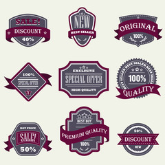 Vintage Labels set