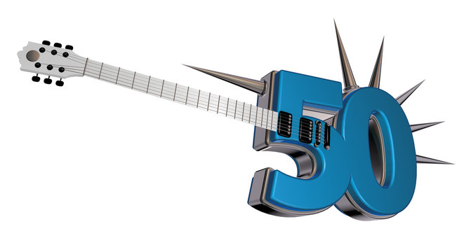 number fifty guitar