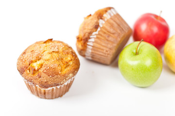 Muffins with apple