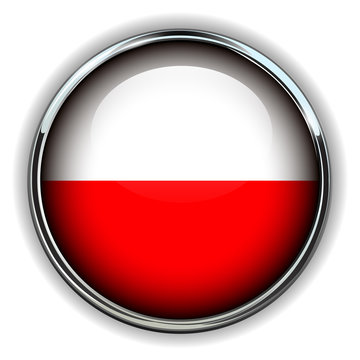 Poland flag button