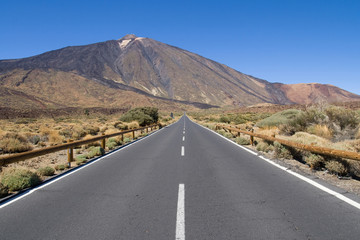Road to Mount Teide