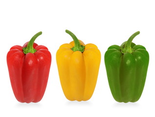 three capsicums