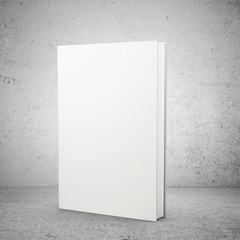 front view of blank book