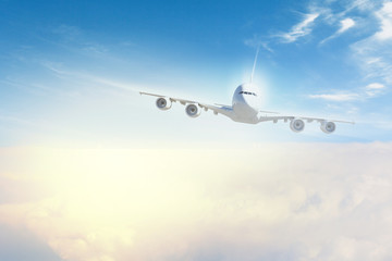 Image of airplane in sky