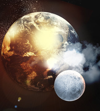 Fototapeta Image of planets in space