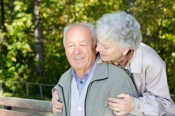Beautiful senior couple